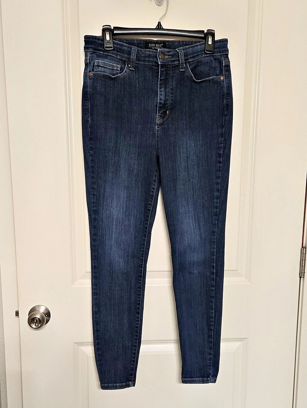 Judy Blue Skinny Fit Skinny Jeans in Blue Waist 11/30 Like New